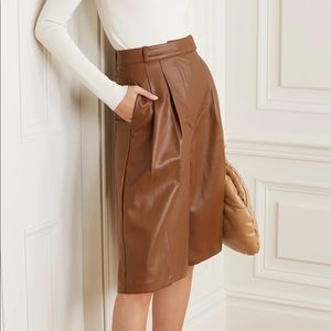 FRANKIE ✨NWT✨ Pernille Faux Leather Trouser Shorts